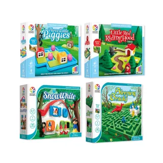 【SmartGames】最熱銷童話桌遊：變身主角一起玩故事遊戲！（四件組）