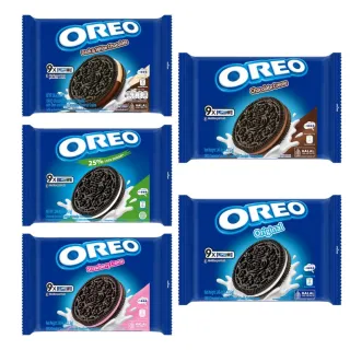 【OREO 奧利奧】奧利奧夾心餅乾隨手包 兩包組(多口味可選)