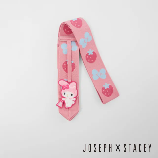 【JOSEPH AND STACEY】官方直營三麗鷗聯名羽翼斜背百褶包(美樂蒂櫻花粉/JS百褶包/SANRIO/uniarts)