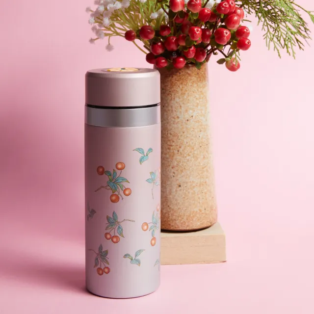 【乾唐軒】吉星喜果保溫杯  330ml(鎏金/ 2色)