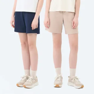 【GIORDANO 佐丹奴】男女裝 輕薄鬆緊腰短褲(多色任選)