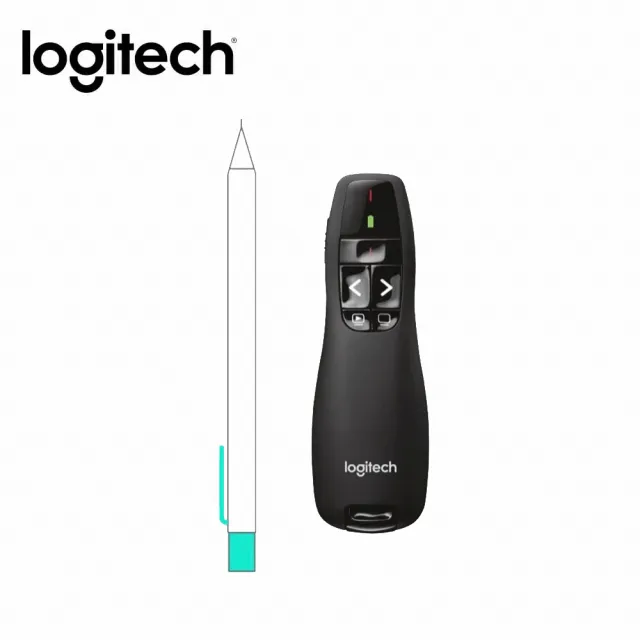 【Logitech 羅技】R400 無線簡報器(R-R0008)