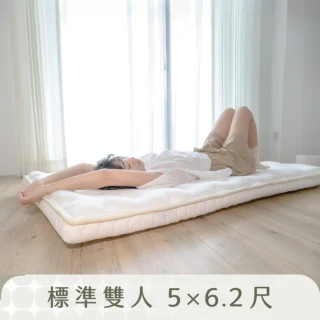 【LOVEFU大島樂眠】無光薄墊-標準雙人5尺(薄床墊/雙人床墊/輕巧好搬運/10cm薄墊 40cm享受)