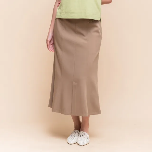 【perng yuh 芃諭名品】都會女子 開衩 魚尾 修身長裙(2025 SS Collection｜4A春夏新品上市)