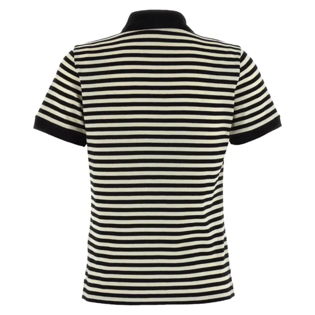 【MONCLER】女款 條紋短袖POLO衫-白色/深藍色(XS號、S號、M號、L號)