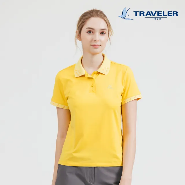 【TRAVELER 旅行者】女款涼感消臭吸排POLO短袖上衣|251TR823(消臭/吸排)