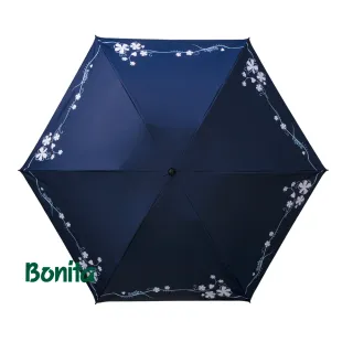 【Bonita 葆倪】花邊極輕量日式反向手開傘/968-5560(167g/21吋/反向不濕傘)