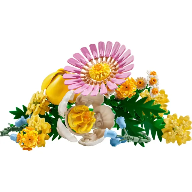 【LEGO 樂高】Botanicals 10328玫瑰花束 & 10347 燦爛小花束 2入組(居家擺飾 禮物 花藝 手工藝 情人節禮物)