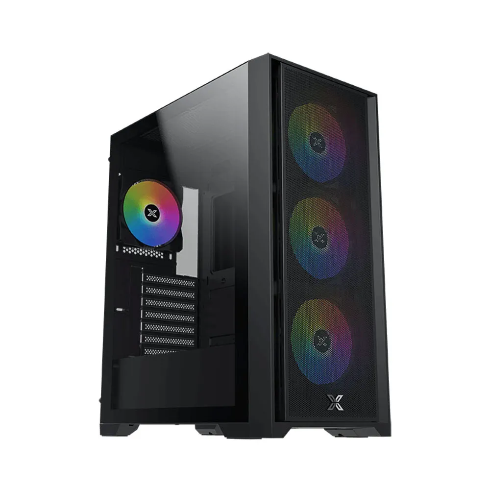 【NVIDIA】R5六核GeForce RTX 5070{黑帝斯LF7C}電競電腦(R5 9600X/華碩B650/16G D5/1TB/WIFI)