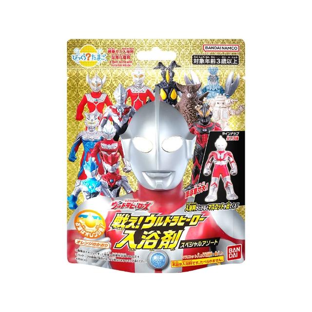 【BANDAI 萬代】戰鬥吧! 超人力霸王入浴球SP(限量/附公仔/泡澡球/沐浴球)