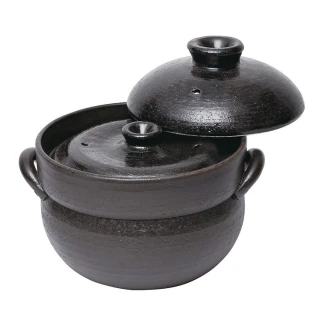 【福介商店】日本土鍋 萬古燒 黑釉 4合炊飯鍋(陶鍋 砂鍋 燉鍋 日本製陶瓷)