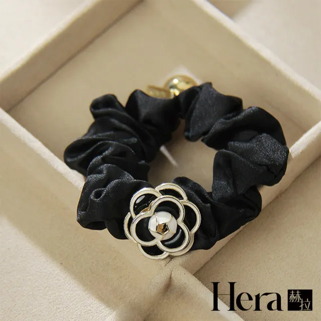 【HERA 赫拉】ll現貨ll韓版小香風山茶花珍珠大腸圈(現貨瘋搶中)
