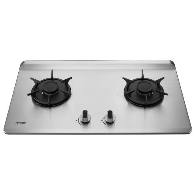 【林內】二口爐檯面爐彩焱瓦斯爐NG1/LPG(RB-L2600S基本安裝)