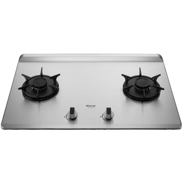 【林內】二口爐檯面爐彩焱瓦斯爐NG1/LPG(RB-L2700S基本安裝)