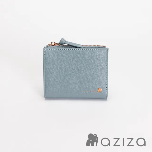【aziza】MUZI簡式短夾(薄暮藍/絕版出清品)