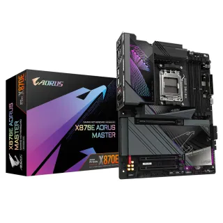 【GIGABYTE 技嘉】X870E AORUS MASTER DDR5 主機板+AMD R9 9900X3D 12核/24緒(M+C 組合包)