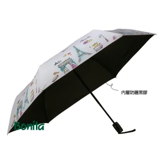 【Bonita 葆倪】巴黎風 防暴衝自動收開傘-968-5551(23吋大傘面/防暴衝自動收開傘)