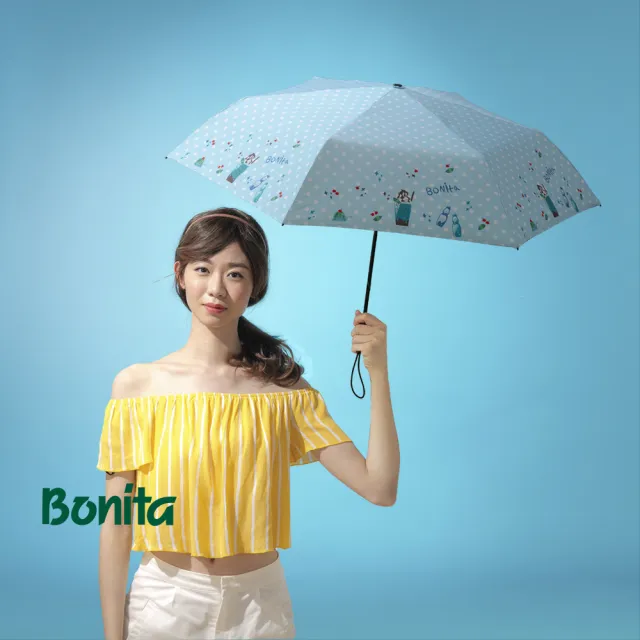 【Bonita 葆倪】涼夏飲 極輕量手開傘968-5555(20吋/143g/超級輕量手開傘)