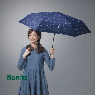 【Bonita 葆倪】環遊世界 防暴衝自動收開傘-968-5553(23吋大傘面/防暴衝自動收開傘)
