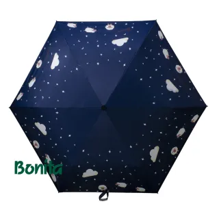 【Bonita 葆倪】星空羊 提袋式輕量防風細短傘/968-5557(21吋/200g/輕量防風手開傘)