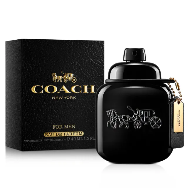 【COACH】時尚曜黑男性淡香精40ml(專櫃公司貨)
