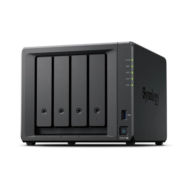 【Synology 群暉科技】搭 6TB x2 ★ DS925+ 4bay NAS 網路儲存伺服器(HAT3300-6T)