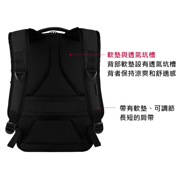 【VICTORINOX 瑞士維氏】15吋 Vx Sport EVO後背包 3色可選(611414 611415 611416)