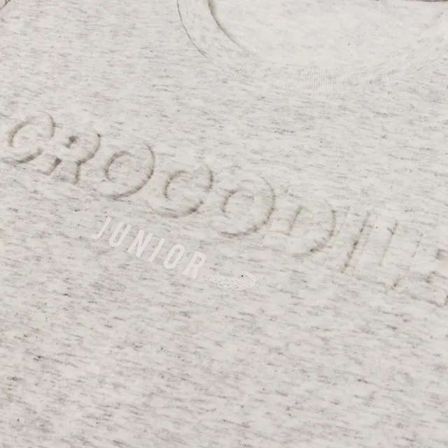【Crocodile Junior 小鱷魚童裝】『小鱷魚童裝』鋼印LOGO上衣(產品編號 : C67402-23 大碼款)
