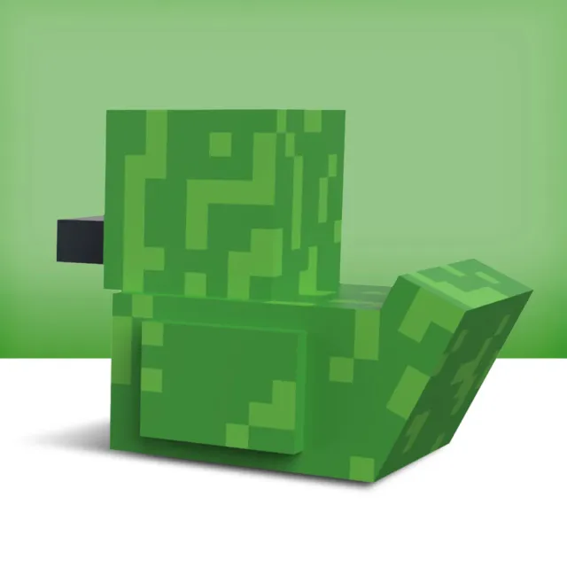 【TUBBZ】4吋潮流小鴨公仔 麥塊 MINECRAFT 苦力怕(黃色小鴨)