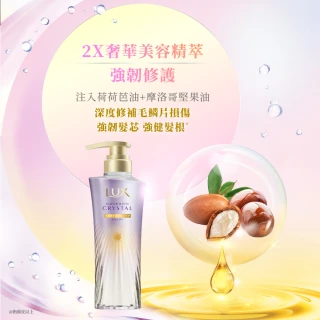 【LUX 麗仕】日本製 極輕光護膜洗髮精450ml(頭髮雨衣 護色聚光/蓬鬆修護)