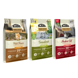 【ACANA】無穀配方貓糧4.5kg（農場/草原/高蛋白）(貓飼料、貓糧)