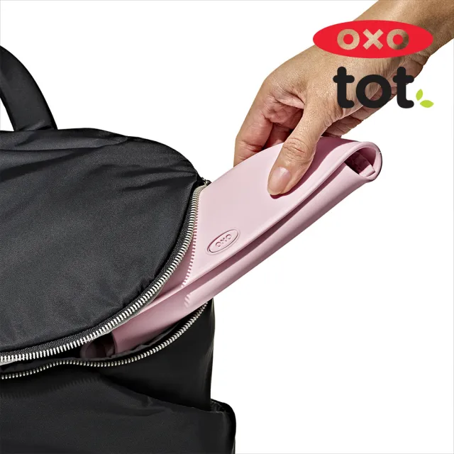 【美國OXO】tot 隨行好棒棒圍兜(好清洗 大口袋不漏接 舒適貼合 多色可選/6M+)