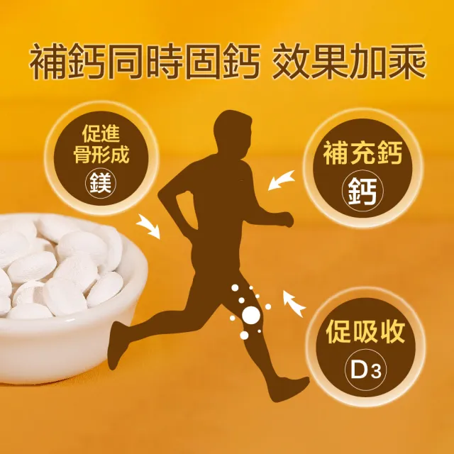 【Kalso 科德司】鈣鎂錠 400錠(200日份/鈣+鎂+D3 促吸收 關鍵保健 關節 銀髮族 素食可用)
