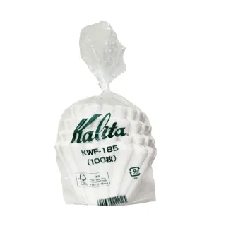 【Kalita】185系列 漂白蛋糕型波紋濾紙 波浪濾紙2~4杯／100入(KWF-185)