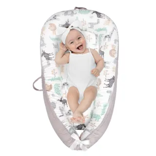【Vanibaby】嬰兒床中床 頂級純棉(可機洗可烘乾 多款花色可選)