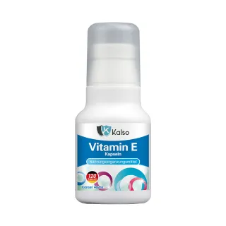 【Kalso 科德司】維生素E軟膠囊 120粒(120日份 200IU 維他命E 抗氧化 養顏美容 調整體質)