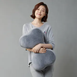 【YVONNE 以旺傢飾】素面中骨頭抱枕(岩石灰)