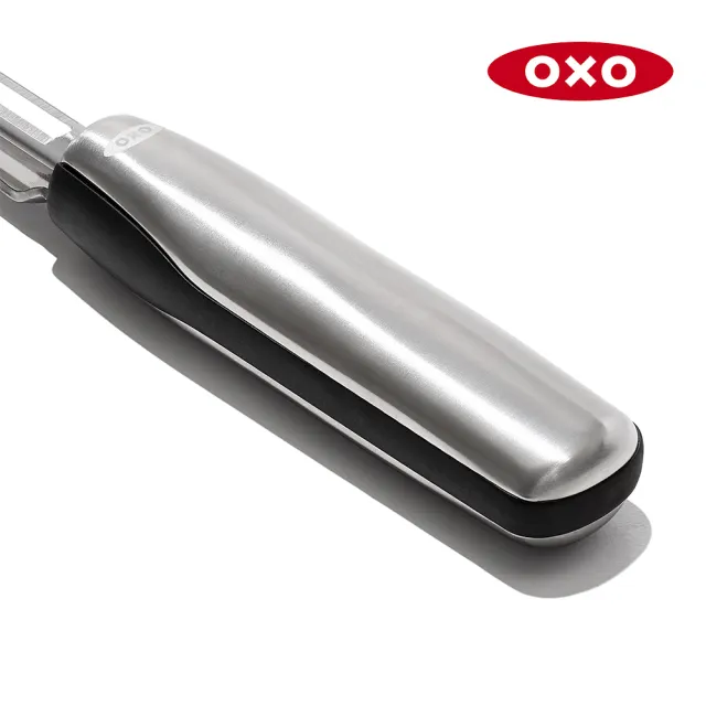 【美國OXO】不鏽鋼直式蔬果削皮器 削皮刀(好握防滑 日製420不鏽鋼刀片  鋒利滑順)