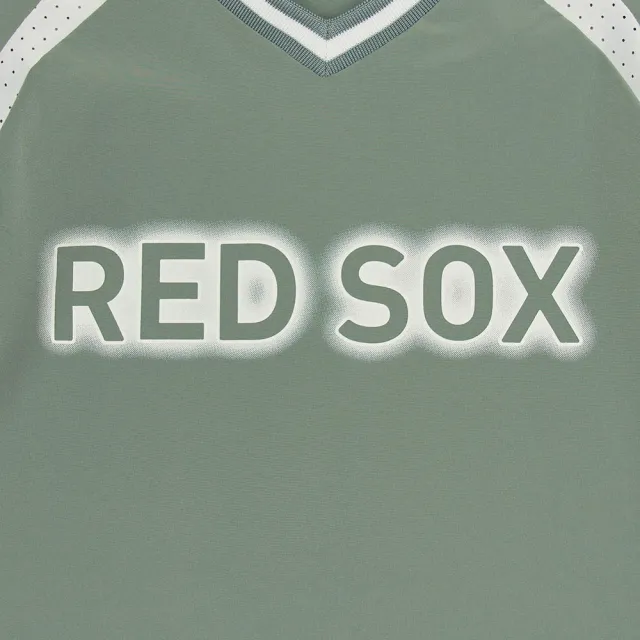 【MLB】童裝 短袖T恤 Varsity系列 波士頓紅襪隊(7ATSV0653-43KAM)