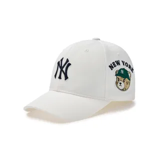 【MLB】童裝 可調式棒球帽 童帽 Mega Bear系列 紐約洋基隊(7ACPC025N-50CRS)