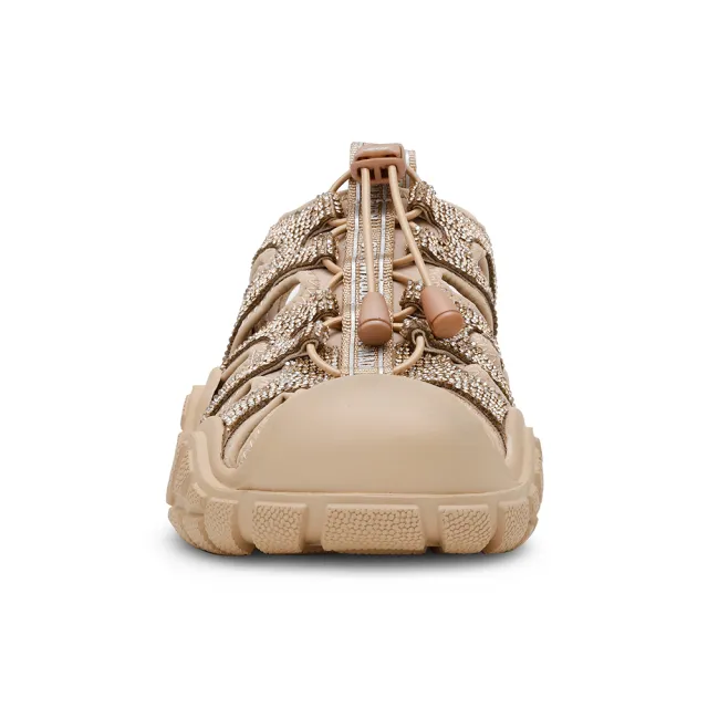 【steve madden】簍空鑽面束口休閒鞋 MIDNITE(卡其色)