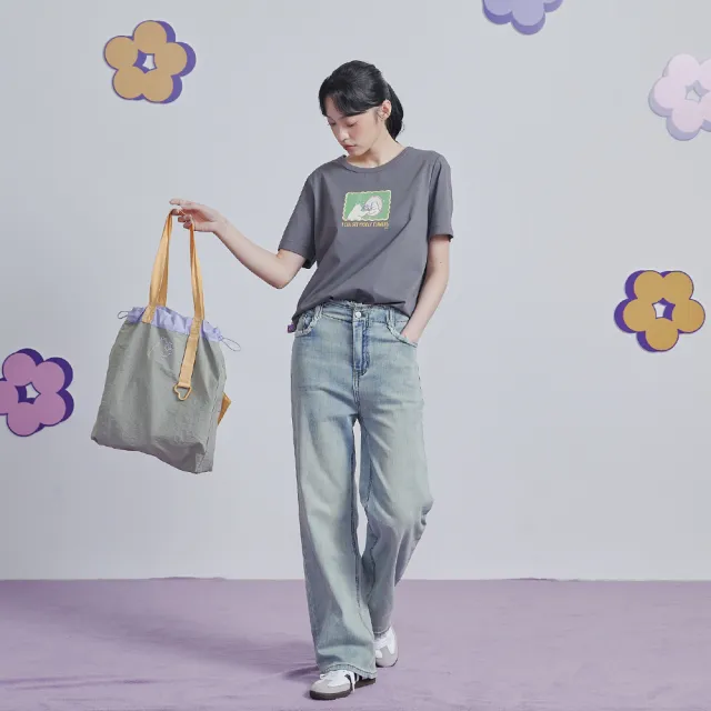 【gozo】gozox黑白小姐☆☆送花給自己與愛情T恤(米色)