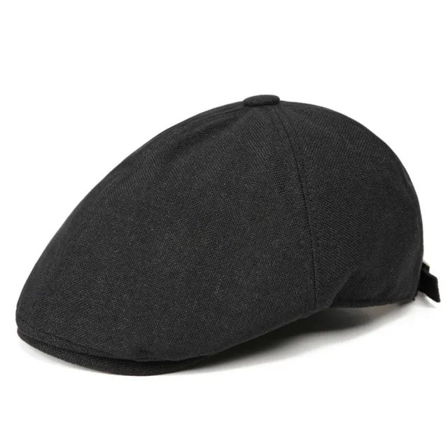 【紐約精品】現貨+預購 鴨舌帽貝雷帽畫家帽(美式復古棉麻前進帽男女帽子4色a1jg81)