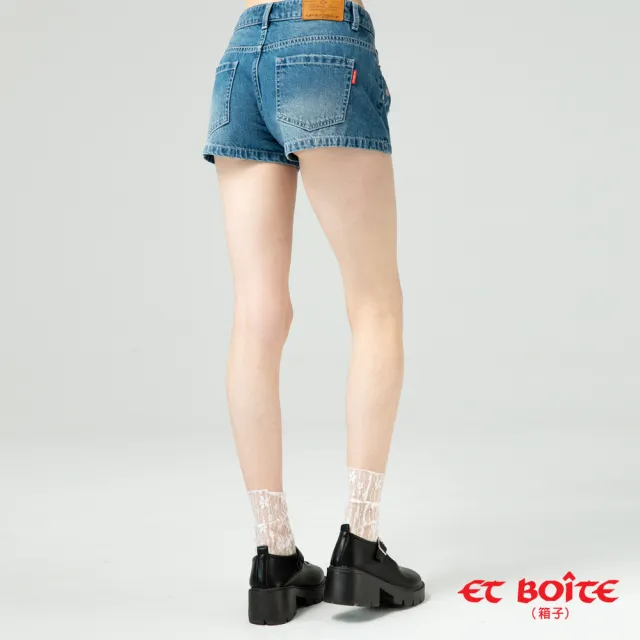【BLUE WAY】女裝 無彈中腰骨位刺繡丹寧 短褲-ET BOiTE箱子