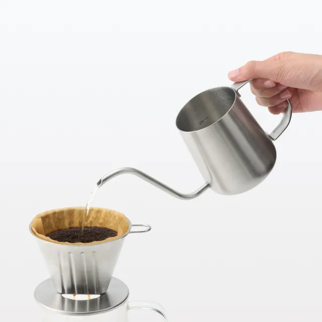 【MUJI 無印良品】不鏽鋼手沖壺 約300ml