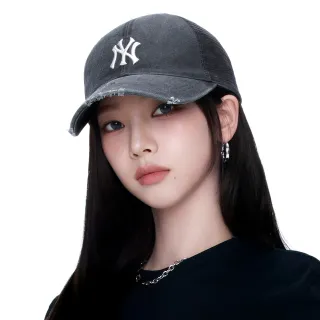 【MLB】可調式棒球帽 KARINA同款網帽 紐約洋基隊(3AMCB0153-50CGS)
