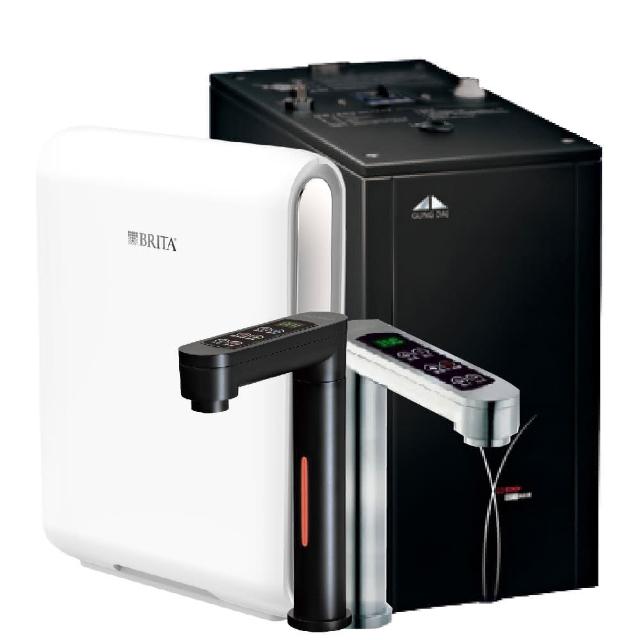 【GUNG DAI宮黛】GD-600/GD600櫥下型觸控式雙溫飲水機搭配BRITA X9超濾四階段硬水軟化型過濾系統