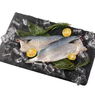 【享吃海鮮】南方澳鮮撈無鹽鯖魚 30片組 共15包(2片裝/100g/片)