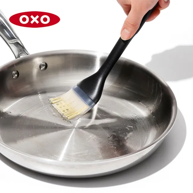 【OXO】好好塗矽膠燒烤刷(好清洗不掉毛 鎖油設計 刷油均勻 耐高溫300度)