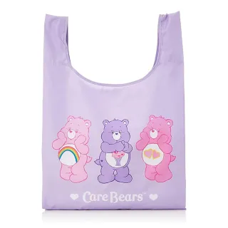 【Marushin 丸真】雙11 Care Bears 彩虹熊 收納環保購物袋 三隻小熊
